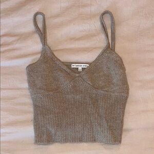 Cashmere crop tank